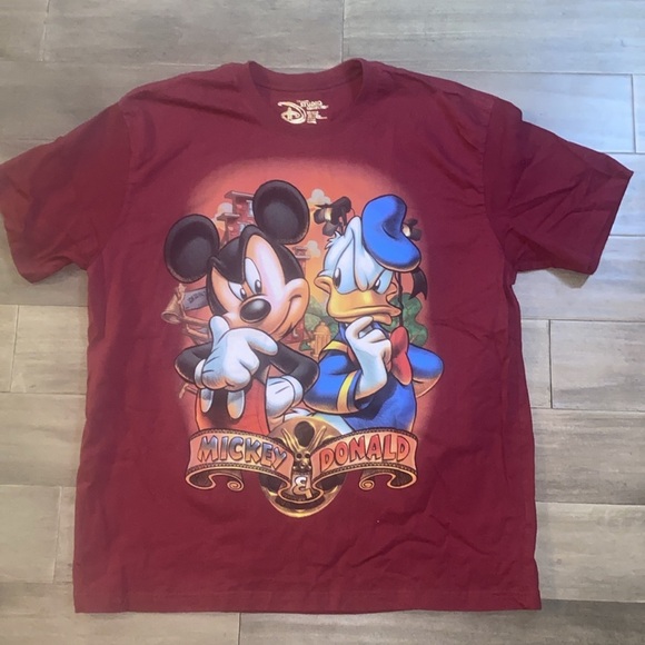 Disney Mickey & Donald all over print Tshirt - Picture 2 of 4